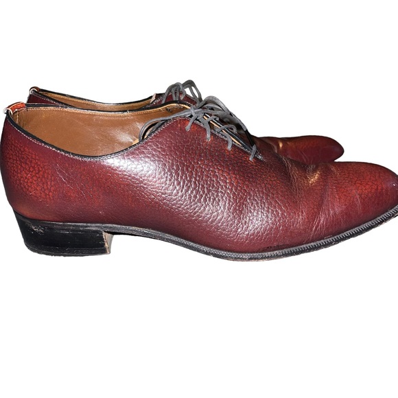 Johnston & Murphy Shoe Men’s Dress Shoe Men’s 9.5 B Mahogany Lace Up Made In USA